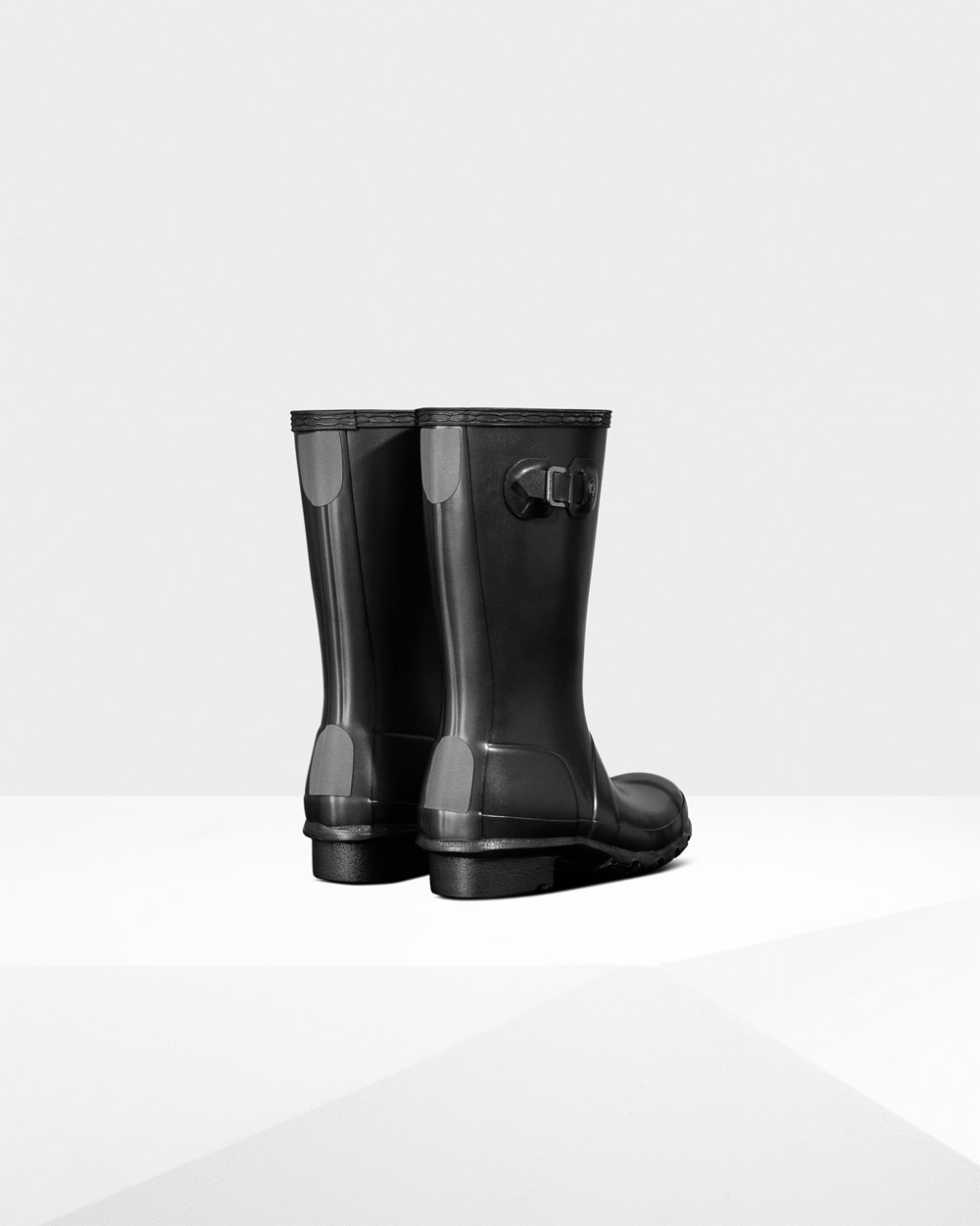 Kids Hunter Original Big Pearlized - Rain Boots Black - 5187-EAPJL